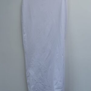 white maxi skirt