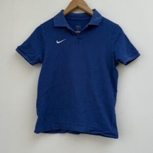 blue nike polo