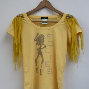 Yellow y2k top