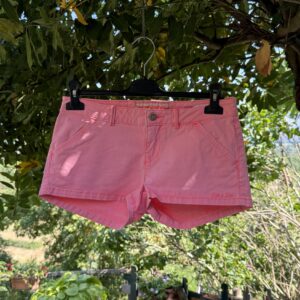 Low rise pink shorts